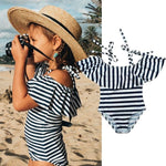 Load image into Gallery viewer, Toddler Baby Girls Swimsuit - One Piece Bathing Suit
