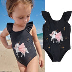 Load image into Gallery viewer, Elegant One-Piece Baby Girl&#39;s Bathing Suit - Ideal Beachwear for Your Little Princess
