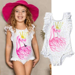 Load image into Gallery viewer, Elegant One-Piece Baby Girl&#39;s Bathing Suit - Ideal Beachwear for Your Little Princess
