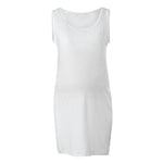 Load image into Gallery viewer, Maternity Sleeveless Dress: Chic and Elegant Summer Wear for Expecting Mothers
