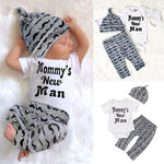 Load image into Gallery viewer, &quot;Newborn Baby Boy Outfit Set featuring Lovely Mommy&#39;s New
