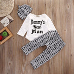 Load image into Gallery viewer, &quot;Newborn Baby Boy Outfit Set featuring Lovely Mommy&#39;s New

